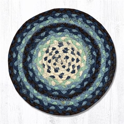 Round Trivet - Blueberry/Cream