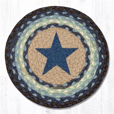 Round Trivet - Blue Star