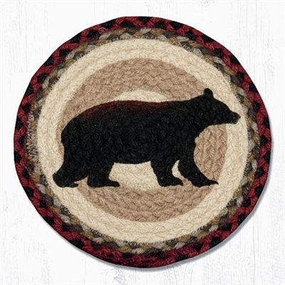 Round Trivet - Cabin Bear