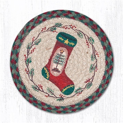 Round Trivet - Feather Tree