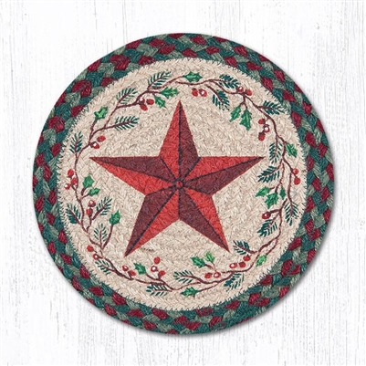 Round Trivet - Holiday Barn Star