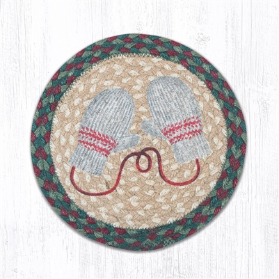 Round Trivet - Winter Mittens