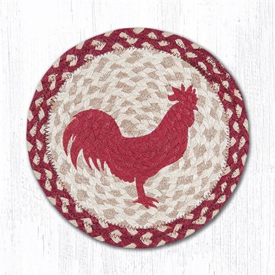 Round Trivet - Red Rooster