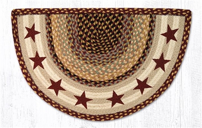 Slice Rug - Burgundy Star