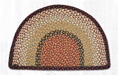 Slice Rug - Burgundy/Mustard