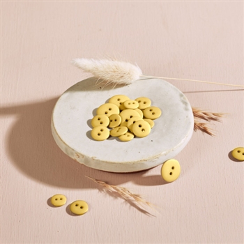 Lemon Classic Matte Buttons - .59" wide