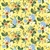 "Birch" from the Primavera Collection on Yellow - 44/45" wide