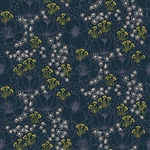 Emilia Collection - "Meghan" Navy Cotton Fabric - 44/45" wide