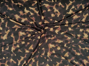 Abstract Leopard Print Knit, 54" wide