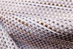 Novelty Woven with Blue, Brown & White, 54" wide