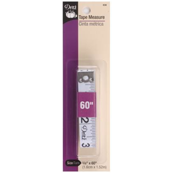 Dritz White Tape Measure, 5/8" x 60"