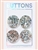 Silver Glitter Confetti Classic Buttons - Med