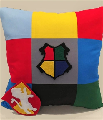 The Hogwarts Nine Patch Pillow