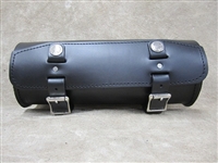 Long Round Leather Tool Bag
