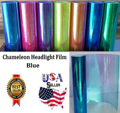 Chameleon Headlight Film-Blue (12in X 32ft)