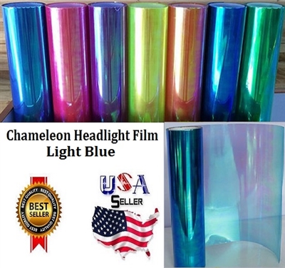 Chameleon Headlight Film-Light Blue (12in X 32ft)