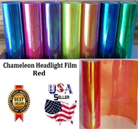 Chameleon Headlight Film-Red (12in X 32ft)