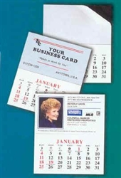 MC75 - Thirteen Month (December - December) Magnetic Business Card Calendar