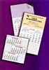 OT32 - TRI-CAL MAGNETIC BUSINESS CARD NOTE CALENDAR W/ THREE MONTH COVER SHEET