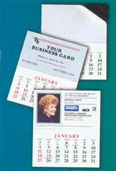SM71 - Twelve Month (July - June) Magnetic Business Card Calendar
