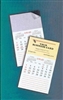 TC33 - TRI-CAL MAGNETIC BUSINESS CARD NOTE CALENDAR (JAN START)