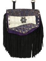 Purple Gator Daisy Marty Hip Bag