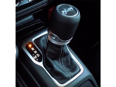 Automatic Transmission Shift Knob & Boot Trim Kit - Sahara Black Leather / White - 5YM781A3AC