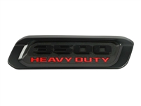 Hood Vent Emblem Matte Black Red Night Edition Passenger Side - 68362221AC