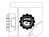 Decal Bodyside Jeep Performance Parts JPP Logo - 82216407AA