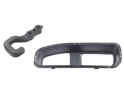 Tow Hook Kit Rear With Passenger Side Bezel- JTREARTOWHOOK