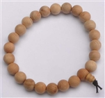 Cypress Wood Wrist Mala Prayer Beads