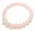 Rose Quartz Stretchy Beaded Bracelet - Wrist Mala Prayer Beads 8mm