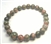 Unakite Jasper Stretchy Beaded Bracelet - Wrist Mala Prayer Beads 8mm