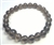 Smoky Quartz Crystal Beaded Bracelet - Wrist Mala Prayer Beads 8mm
