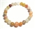 Rainbow Jade Beaded Bracelet - Wrist Mala - Prayer Beads - Hindu Mala - Yoga Mala - Buddhist Mala 8mm