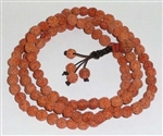 Rudraksha Seed 108 Bead Mala Prayer Beads