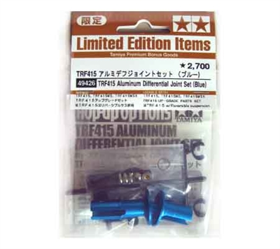 Tamiya TRF415 Aluminum Differential Joint Set Blue 49426