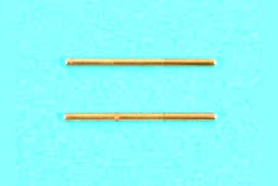 Tamiya 46mm Titanium Coated Suspension Shafts 2pcs 53851