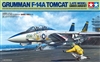 Tamiya 1/48 Grumman F-14A Tomcat Late Model Carrier Launch Set Unfinished Model Kit 61122