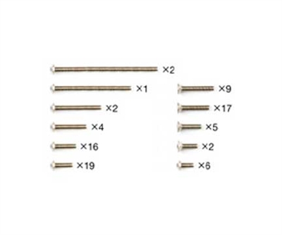 Tamiya FF03 Titanium Screw Set 84130