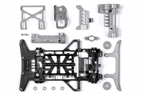 Tamiya Mini 4WD Reinforced Super X Chassis Black / Grey 94316