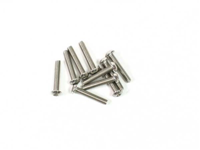 APS Stainless Steel Button Hex Screws M3x20mm 10pcs APS60320BH