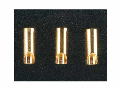 ElectriFly 3.5mm Gold Plated Bullet Connector Female 3pcs GPMM3113