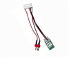ElectriFly Equinox 1pcs 2S High Power Adapter with Deans Ultra Male Plug GPMM3185/1