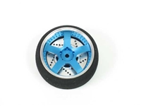 JAAD 40mm 5 Spoke Aluminum TX Wheel for 3PK Blue JDRTWFU02BL