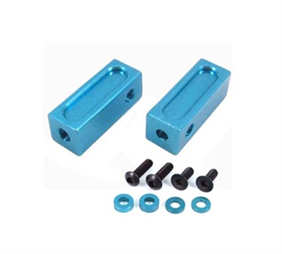 Yeah Racing Alloy Servo Mount Blue for all 1:8 & 1:10 scale cars SER-041BU