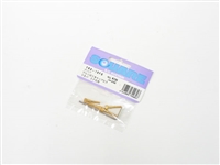 SQUARE R/C SUSTAIN Aluminum M3 Screws for FUTABA 3PK Gold TRX-18FG