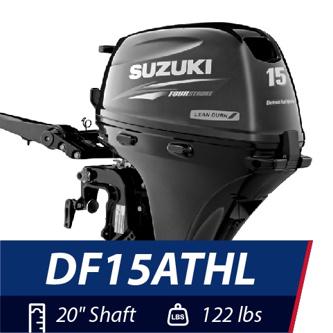 Suzuki 15 HP DF15ATHL Outboard Motor