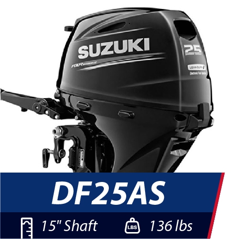 Suzuki 25 HP DF25AS Outboard Motor