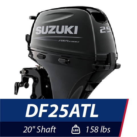 Suzuki 25 HP DF25ATL Outboard Motor